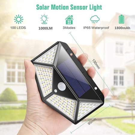100 LED 4 Surface Solar Light
