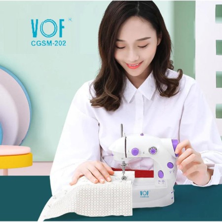 Mini Sewing Machine - Dual Speed Portable Mini Electric Pedal