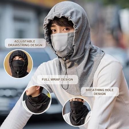 (Gray Color) Balaclava Windproof Full Face Mask