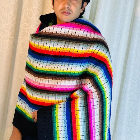 Multicolor Bawm Shaal Chador