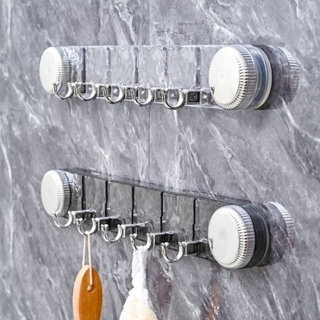 Rotating Suction Cup Hook - 2 Pcs