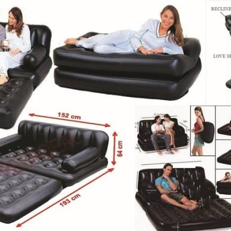 5 In 1 Air Bed Cum Sofa