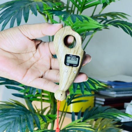 ঘড়ির সাথে ডিজিটাল তসবিহ (Digital Tasbih with Clock ) khaki color