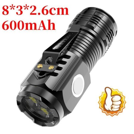 Super Bright Mini 3LED Flashlight With Pen Clip