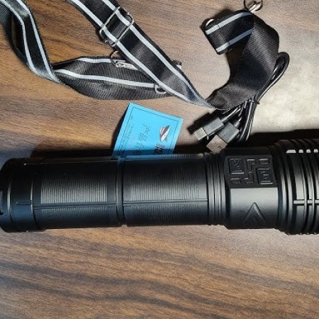 High Power Flashlight Strong Light LED 30400mah