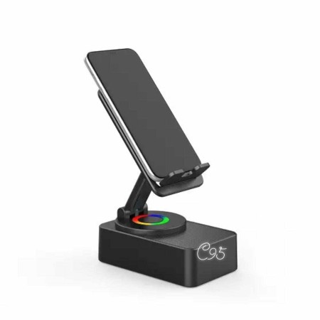 3 In 1 Mobile Phone Bracket Bluetooth Speaker Power Bank Rotating Foldable Lazy Desktop Holder Stand For Cell Phone Tablets IPad