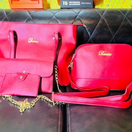 Red 4in1 combo bag