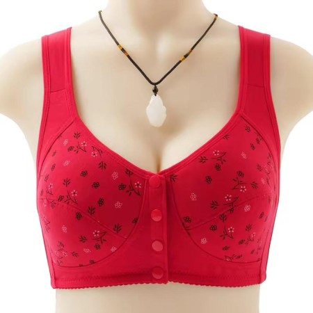 2 Pcs Original Cotton Front Button Bra Made in China