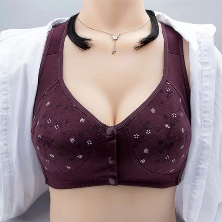 1 Pcs Original Cotton Front Button Bra Made in China