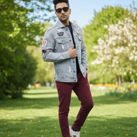 Denim Wash Jacket (Ashe Color)