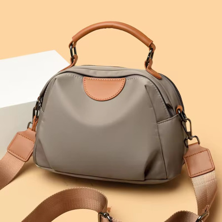 Women's Lightweight Single Shoulder Crossbody Bag (Khaki Color)
