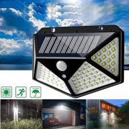 (1pcs ) LED BK 100 Light Solar  Interaction Wall Lamp, For Out Door