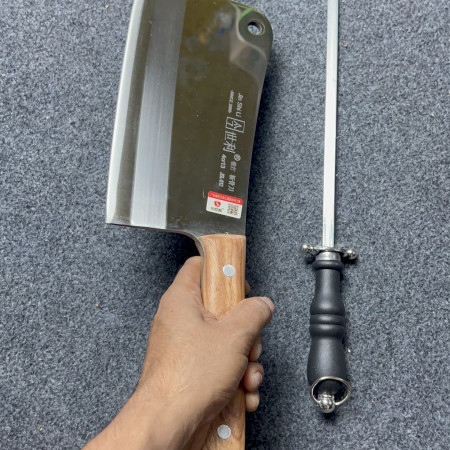 Jin Shi Li (White-1.064Kg) Knife Sharpening Rod একদম ফ্রি