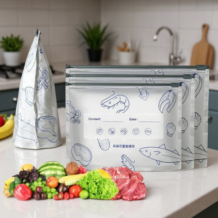 (10 Pcs) Aluminum Foil Zip Lock Bag-MADE IN CHINA