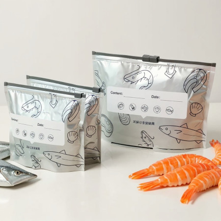 (40 Pcs) Aluminum Foil Zip Lock Bag- MADE IN CHINA