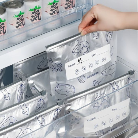 (40 Pcs) Aluminum Foil Zip Lock Bag- MADE IN CHINA