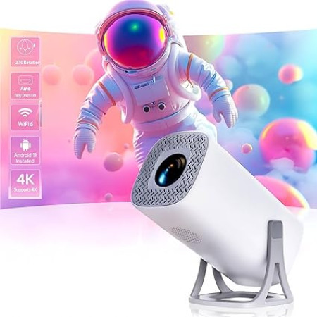 Gaming 4K 1200P Support Portable WiFi  Android 11 Projector