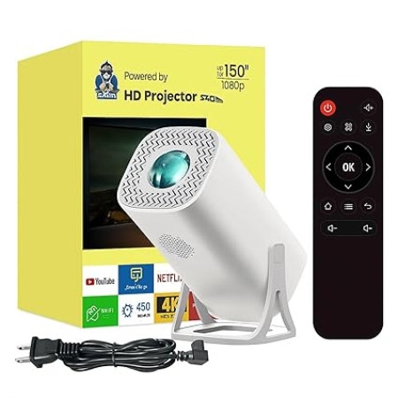 Gaming 4K 1200P Support Portable WiFi  Android 11 Projector
