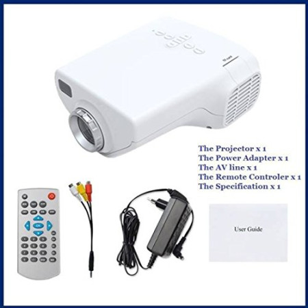 E03 Portable LED Projector Home Children Early Education HD Mini Projector
