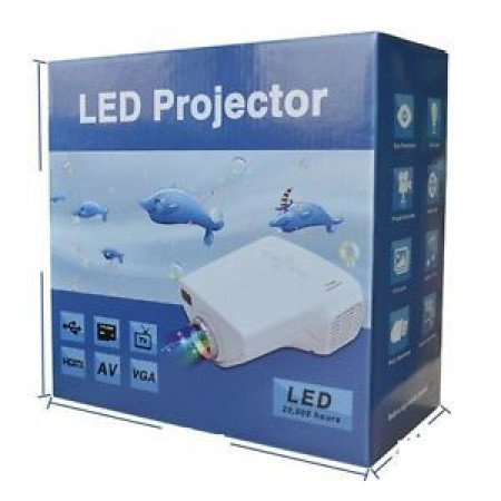E03 Portable LED Projector Home Children Early Education HD Mini Projector