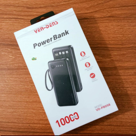 11” inches Cooling Fan With 10000mah VEN-DENS 058 power bank Free