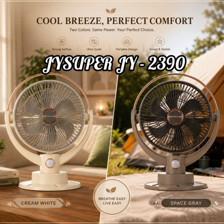 JYSUPER JY-2390 Rechargeable Desk Fan