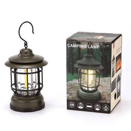 Rechargeable Stepless Dimming Handheld LED Camping Lamp