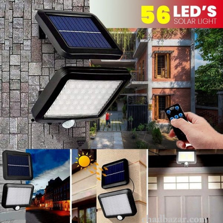 (1Pcs) 56 LED Solar Powered PIR Motion Sensor Solar Light