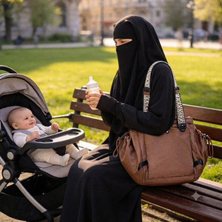 Black Mommy Bag - Multifunctional