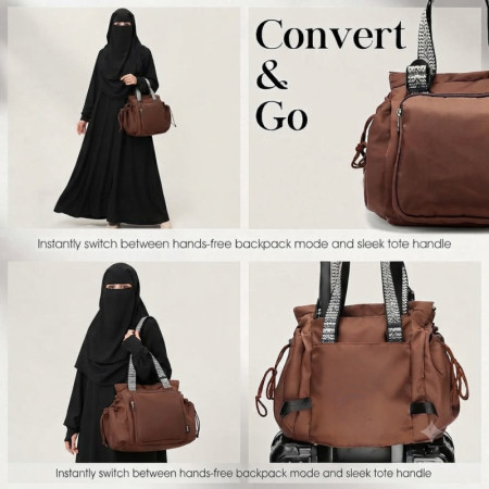 Black Mommy Bag - Multifunctional