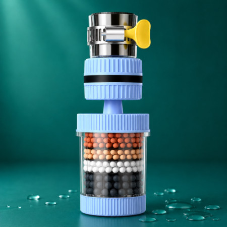 (1Pcs) Tap Water Purifier 360-Degree Rotating Faucet Water Filter
