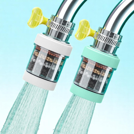 (2Pcs) Tap Water Purifier 360-Degree Rotating Faucet Water Filter