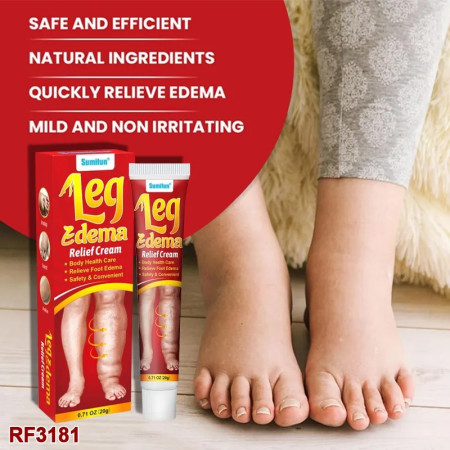 New Natural Anti Edema Cream Remove Arm Leg Swelling Pain Relief Ointment