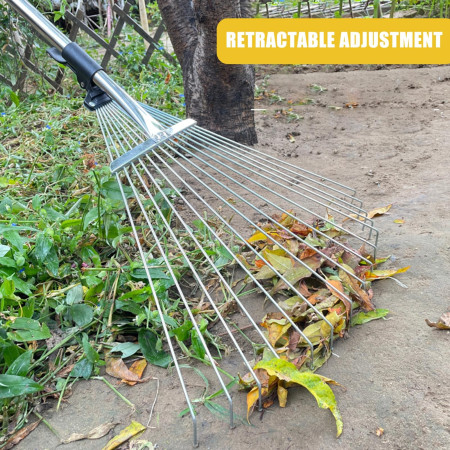 Adjustable Garden Leaf Rake